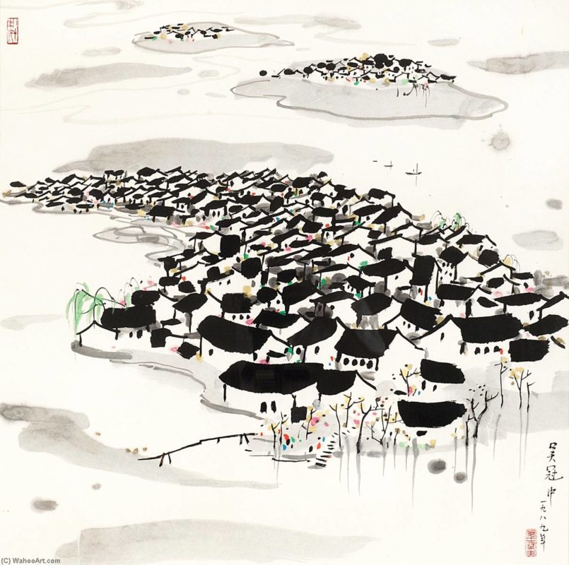 Peintre chinois : Wu Guanzhong